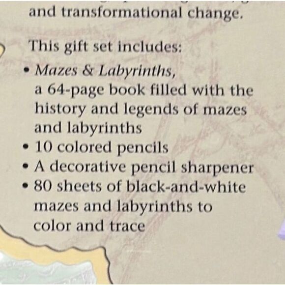 Meditative Mazes & Labyrinths Green Art Kit - Picture 4 of 4